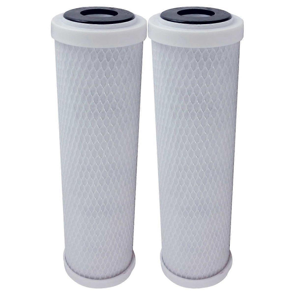 2 Pack  Countertop Water Filter Replacement Cartridge Compatible with Ecosoft Carbon Block 2.5x10