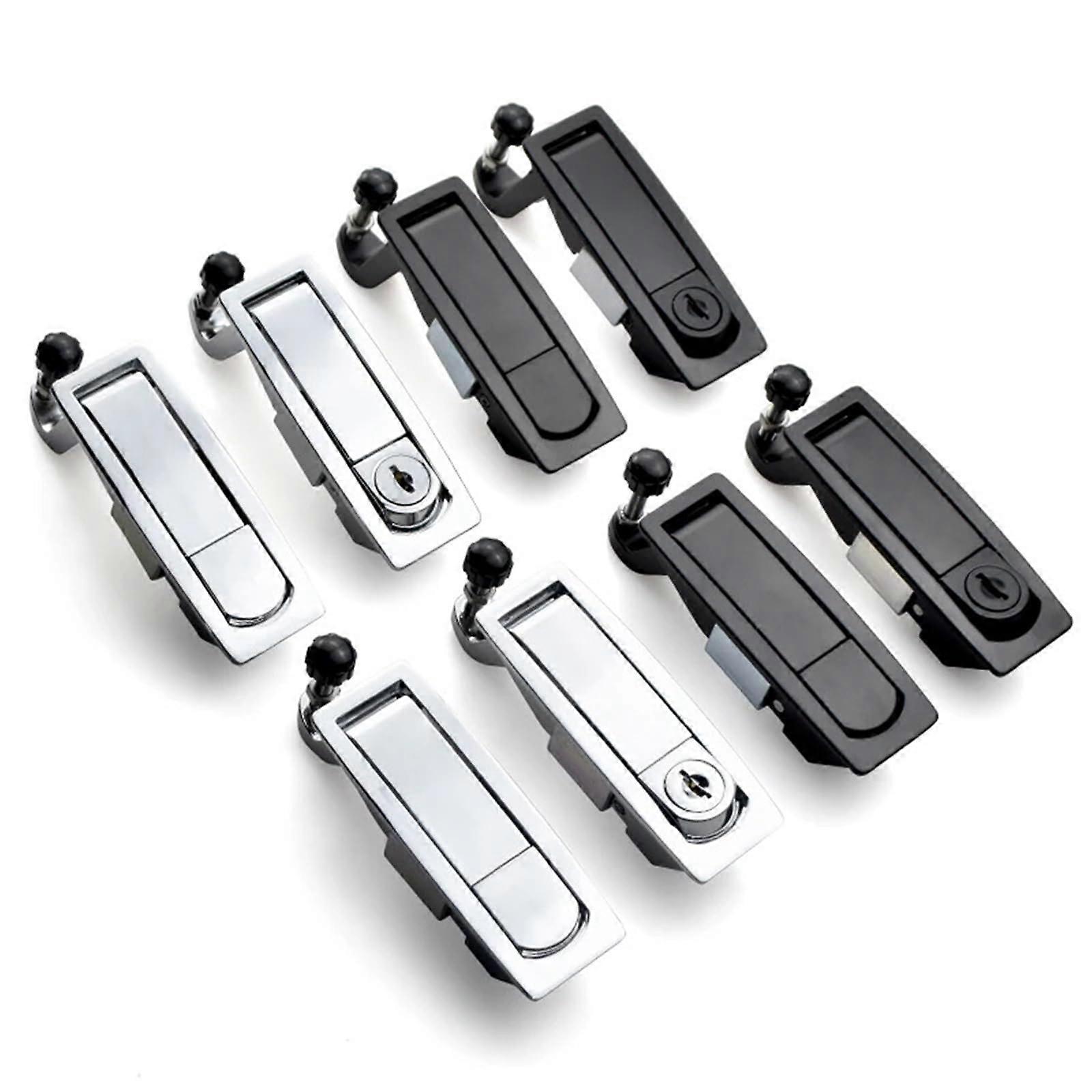 Cabinet Compression Latch Silver 35mm Short Pole for RV and Marine Panel Push Button Lock