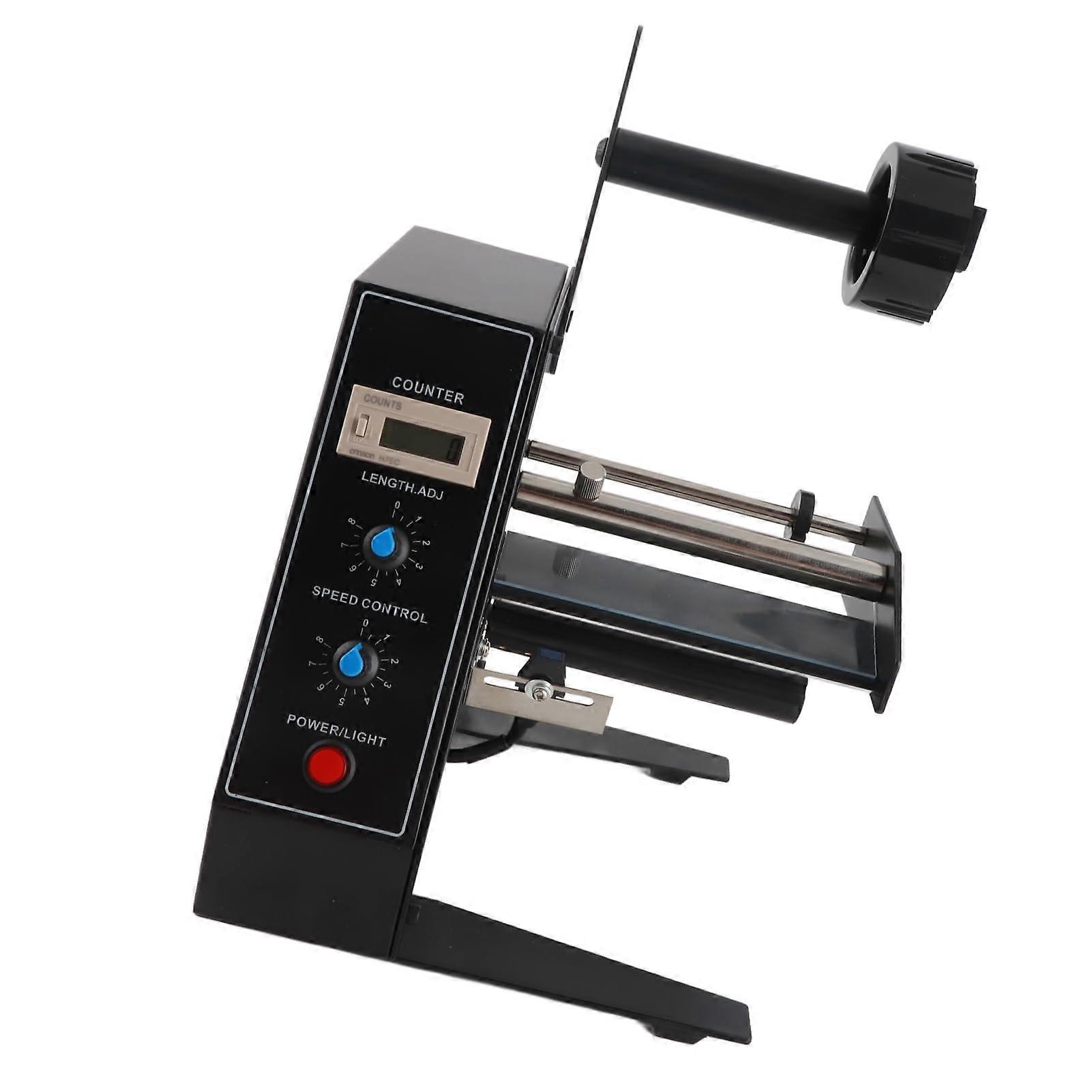 Automatic Label Dispenser with Adjustable Speed Aluminium Alloy 110V for SelfAdhesive Rolls