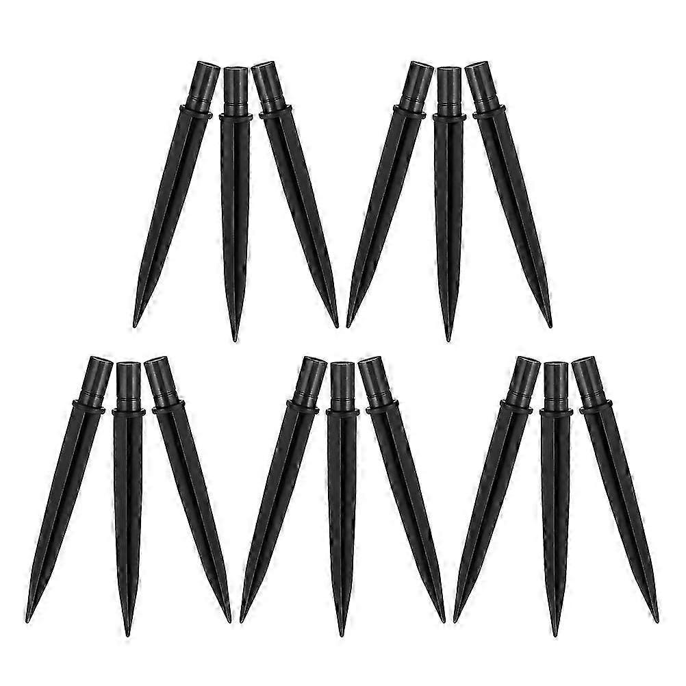 Plastic Ground Spikes Reinforced for Garden Lights 15Pcs Replacement Stakes