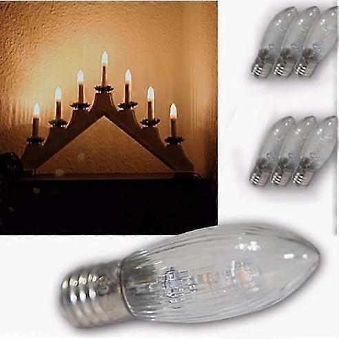 10x Candle Candle Arch Bridge Christmas Lamp Spare E10 Screw Light Quick release