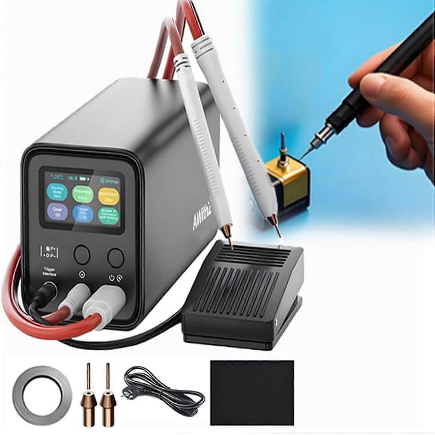 10KW Portable Spot Welder with LCD Screen Triple Control Modes for Battery Pack Assembly