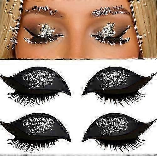 reusable eyelash patch with eyeshadow guide