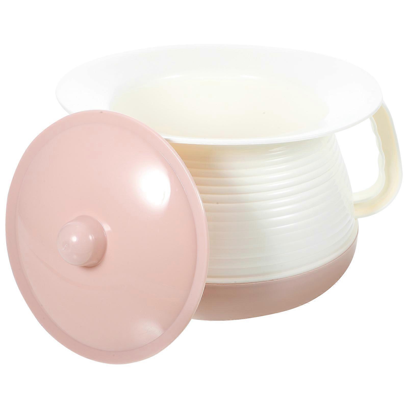 Household Chamber Pot with Cover for Home Use