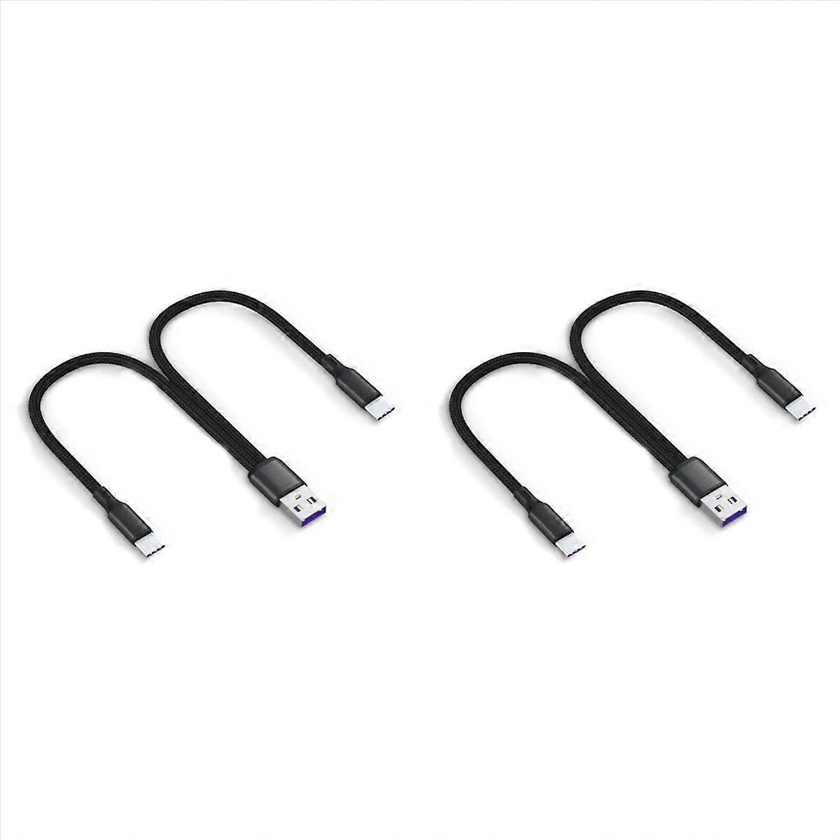 6A Fast Charging Dual Port Type-C Splitter Charging Cable