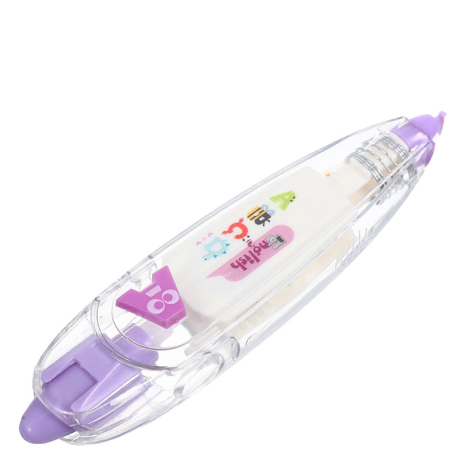 DIY Decorative Correction Tape Press Style for Diary Use Purple