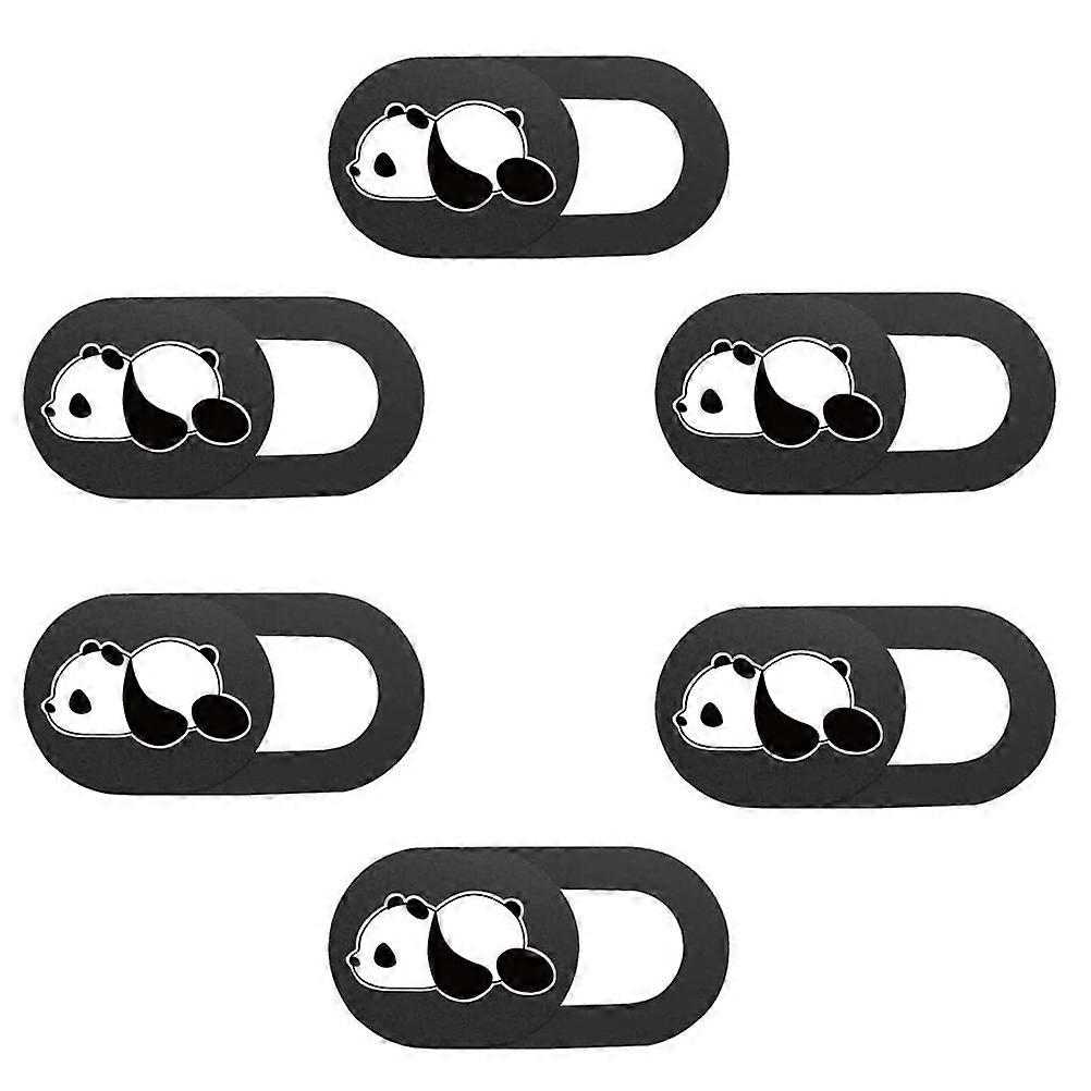 Privacy Protective Patch Webcam Cover for Laptop Computer Phone 6Pcs Black