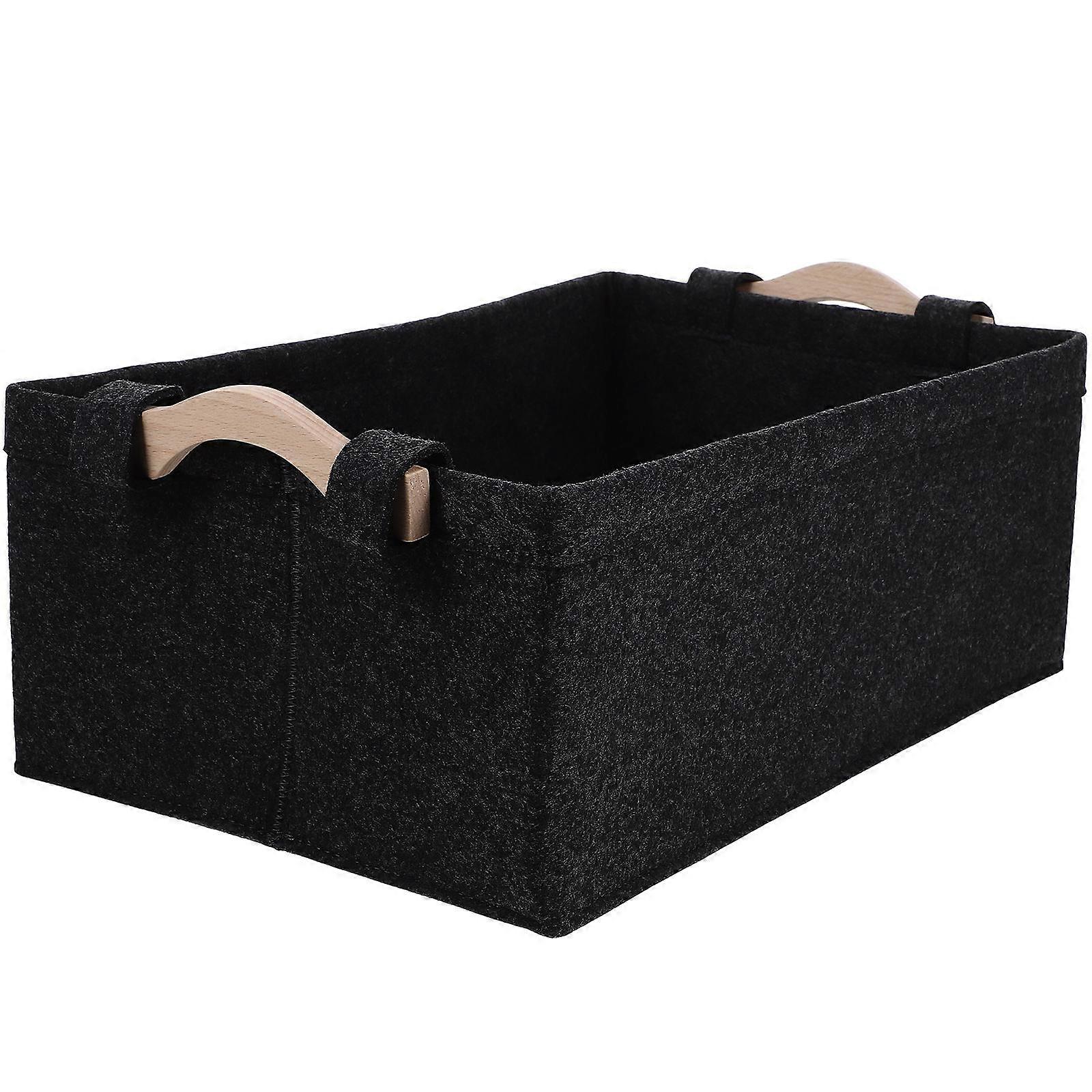 Sundries Storage Basket for Storage Felt Basket with Handle 1 Piece