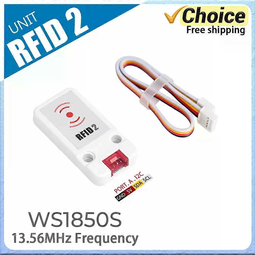 M5Stack Mini Unit RFID2 Reader/Writer WS1850S 1356MHz Frequency For IoT Smart home access control systems