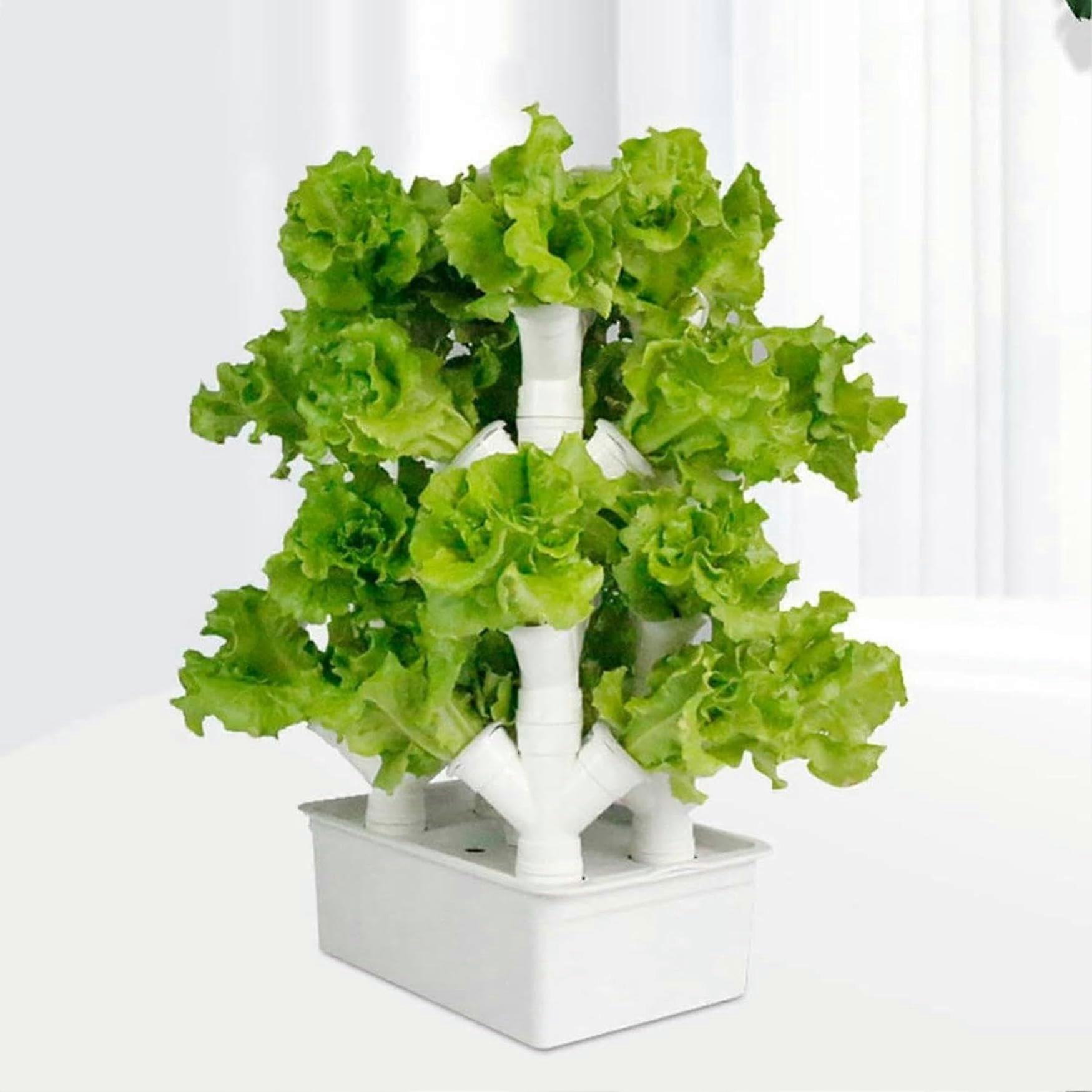Indoor Hydroponic Growing System with SpaceSaving Vertical Tower for YearRound Herbs and Vegetables Ref: 2985