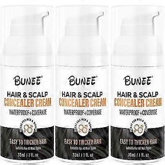 Hairfillup Hair Covering Pen, Wasserdichter Haar-Concealer für Männer, Root Coverage Fuller Cream, Hair Scalp Concealer Cream, Schweißfeste Haaransatzstärke