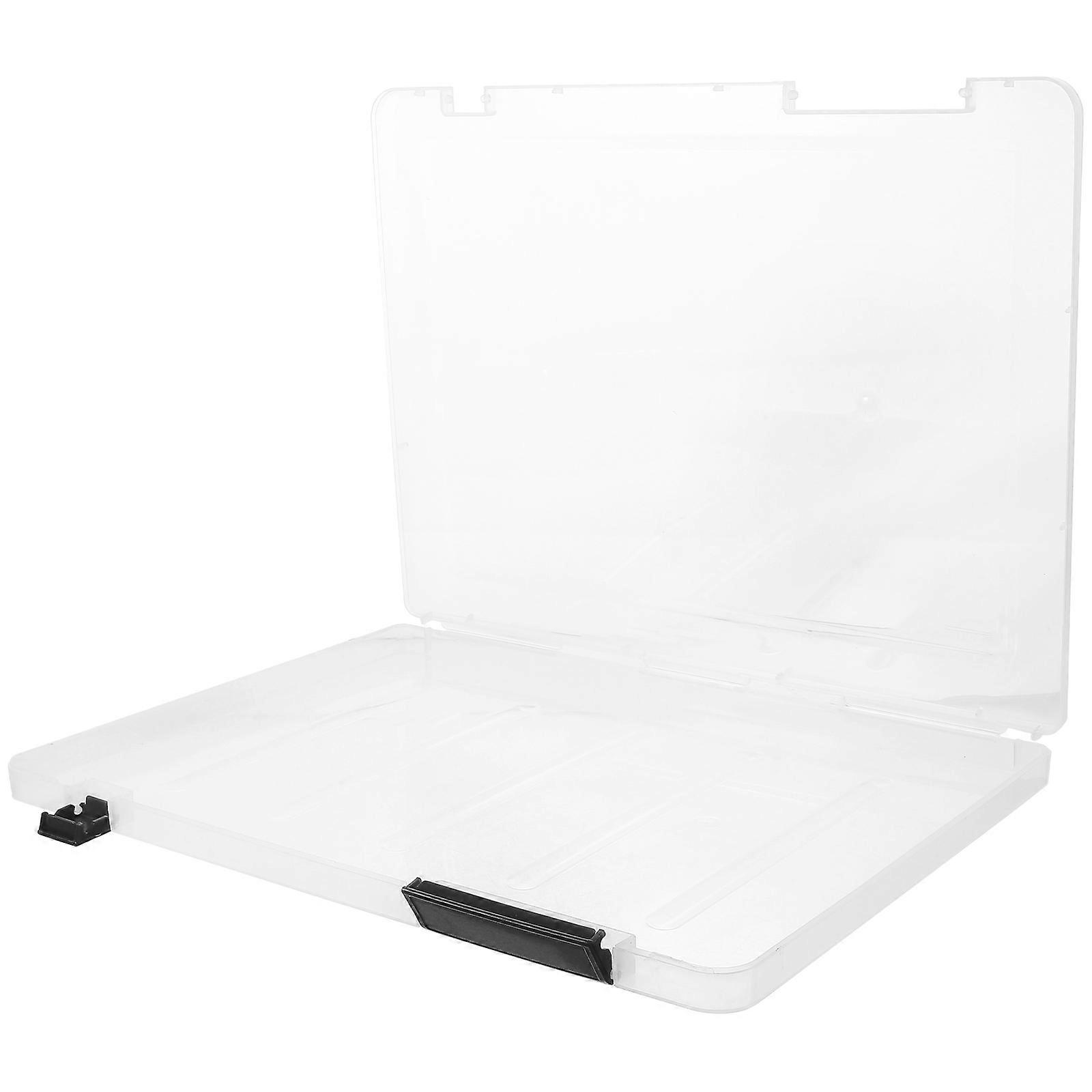 Scrapbook Paper Storage Case Portable Project Case Office Plastic Document Holder