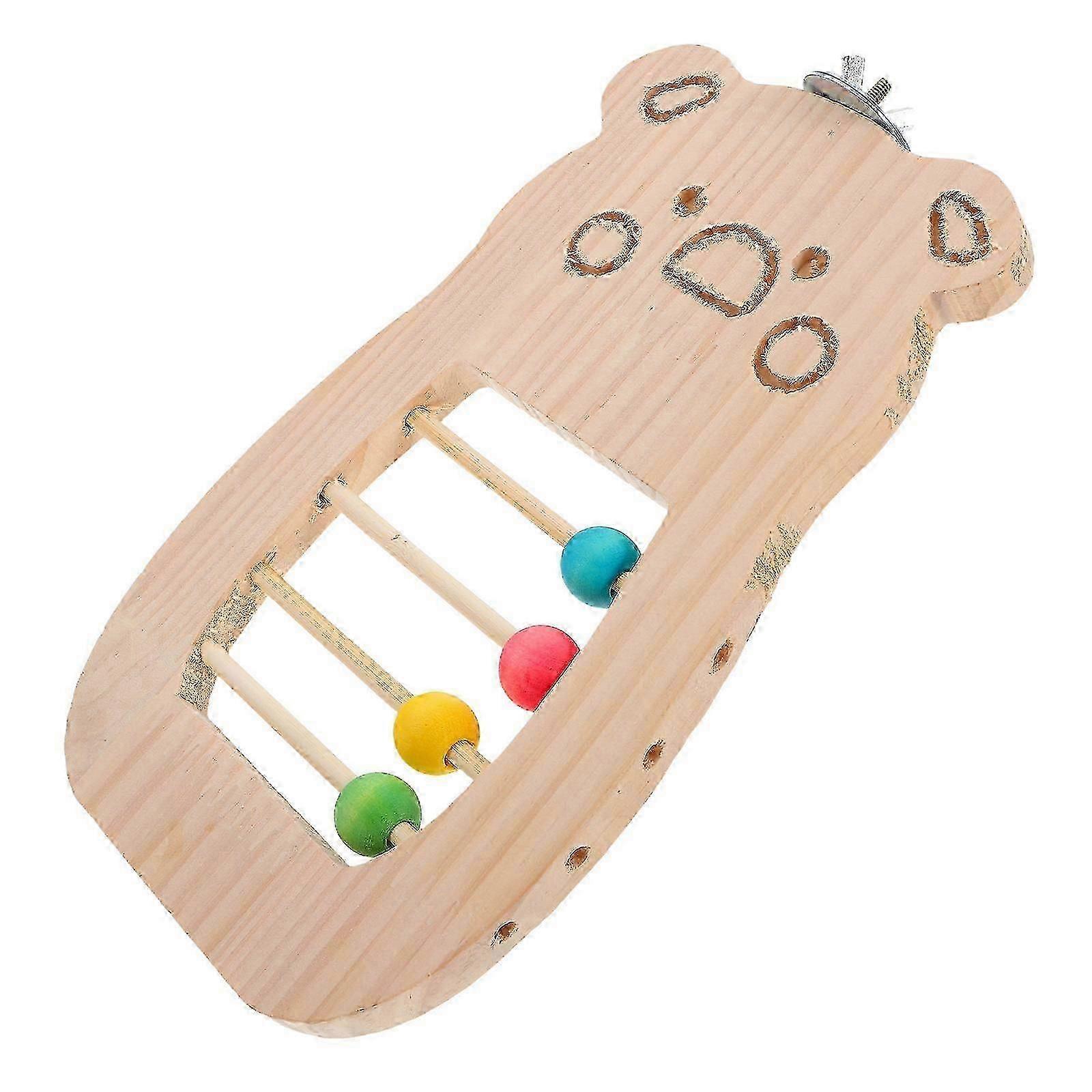 Parrot Platform Wooden Stand for Jumping Use