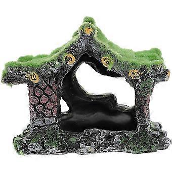 Resistente ao desgaste Fish Shelter Vivid Fish Cave Exquisite Aquarium Cave Fish Tank Supply