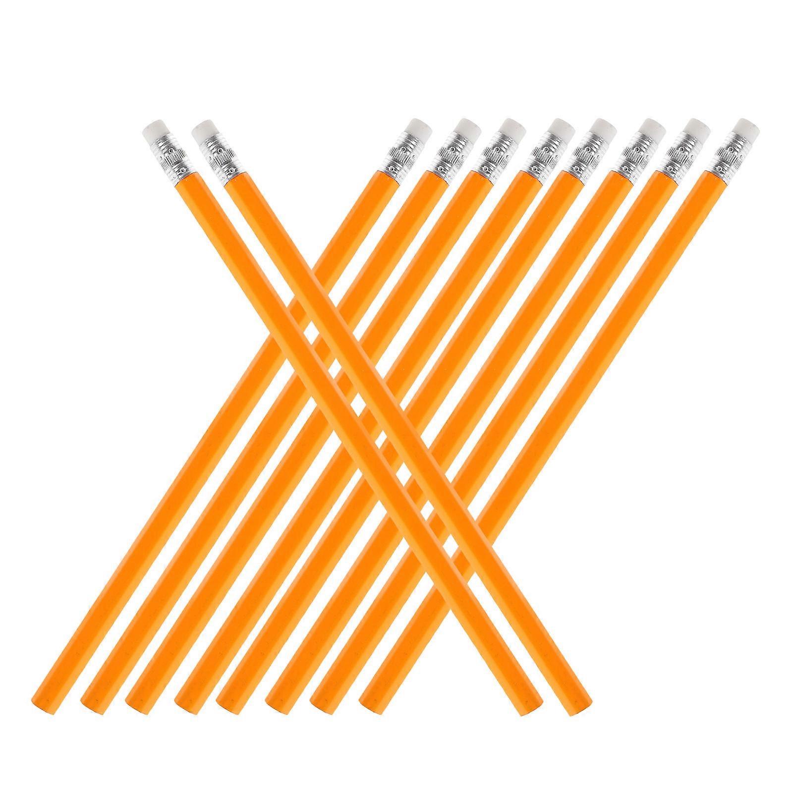 Yellow Carpenter Pencil for Construction Marking 10Pcs Multi-Function Mechanical Pencil