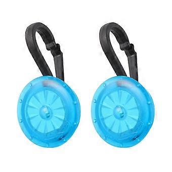 Lampe de sécurité LED bleue pour sac à dos (2 lampes stroboscopiques)