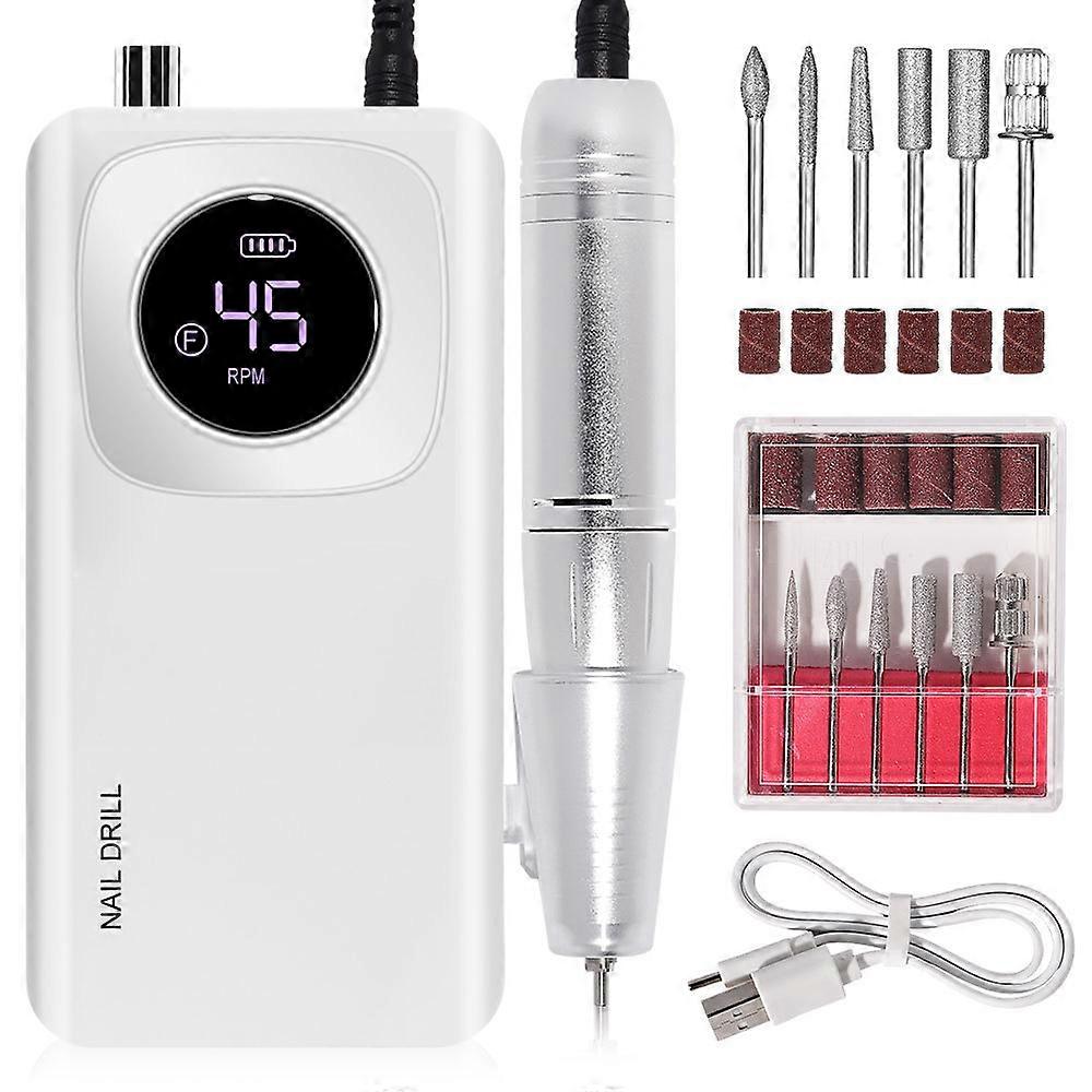 Kit de lime à ongles électrique portable multiton