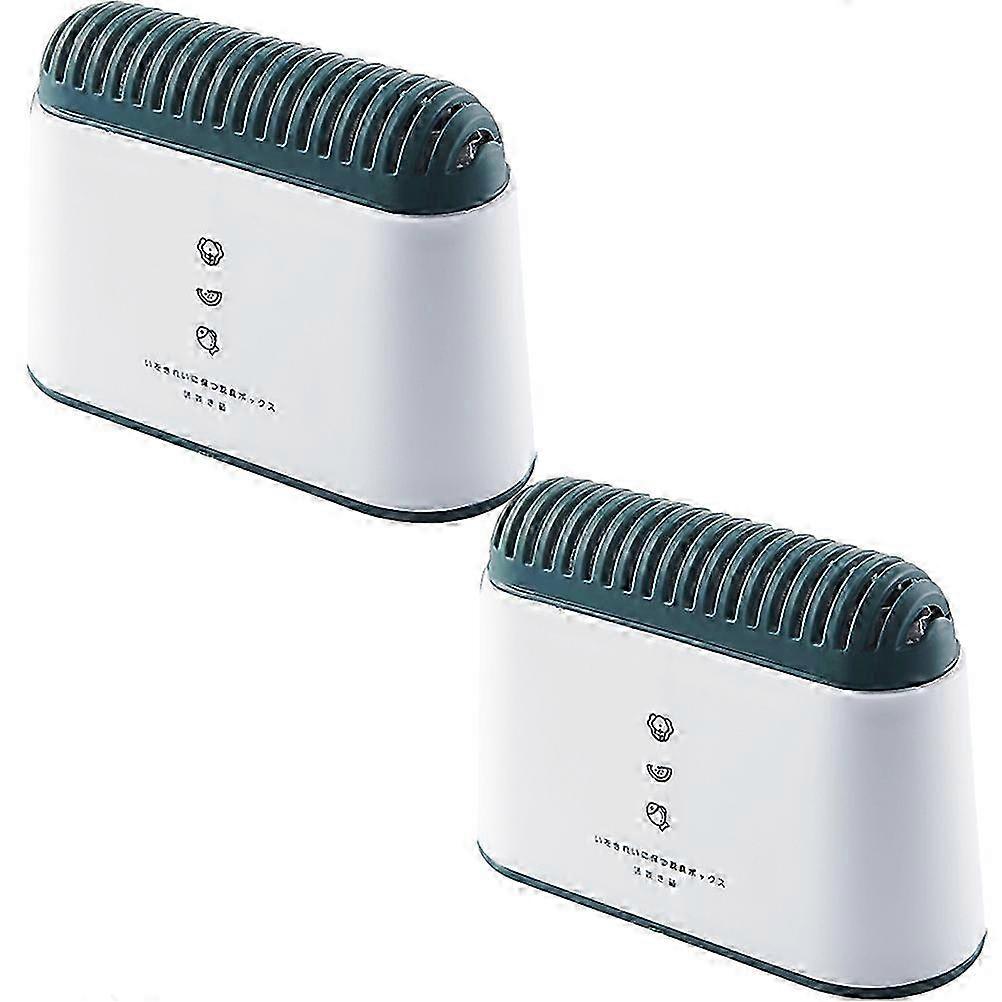 Reusable Case Activated Charcoal Deodorizer for Refrigerator Use 2Pcs