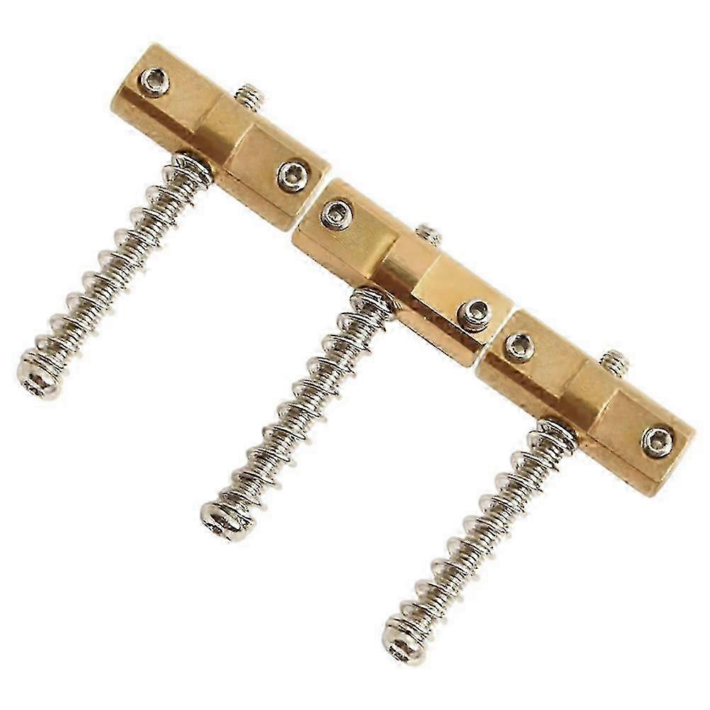 Brass TELE Bridge Saddle TL E-Gitarre Saitenhalter String Block Bar String Guide