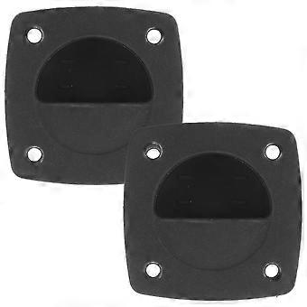 2pcs Boat Hatch Latch Plastic Boat Hatch Handle Pull Handle Square Flush Pull Handles