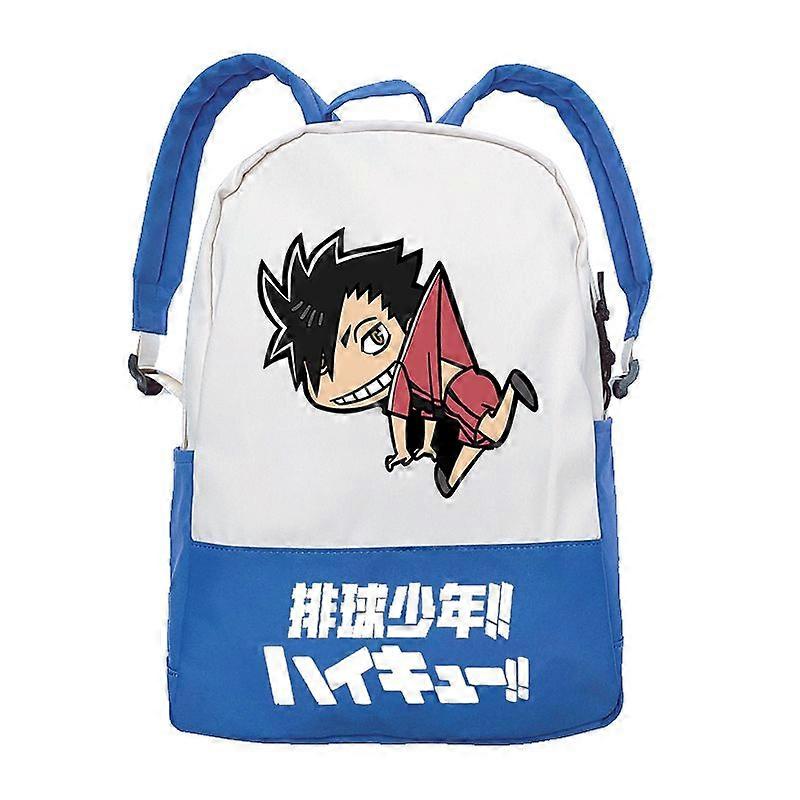 haikyuu mini backpack Lzrong Anime Bag, Hinata Shoyo School Backpack, Oikawa Tooru Unisex Cartoon Canvas School Bag, Tobio Kageyama Casual Outdoor Travel Large Capacity Backpack 33 x 10 x 45 cm, type12 Fashion Backpack Kenma Kozume Model Haikyuu!!