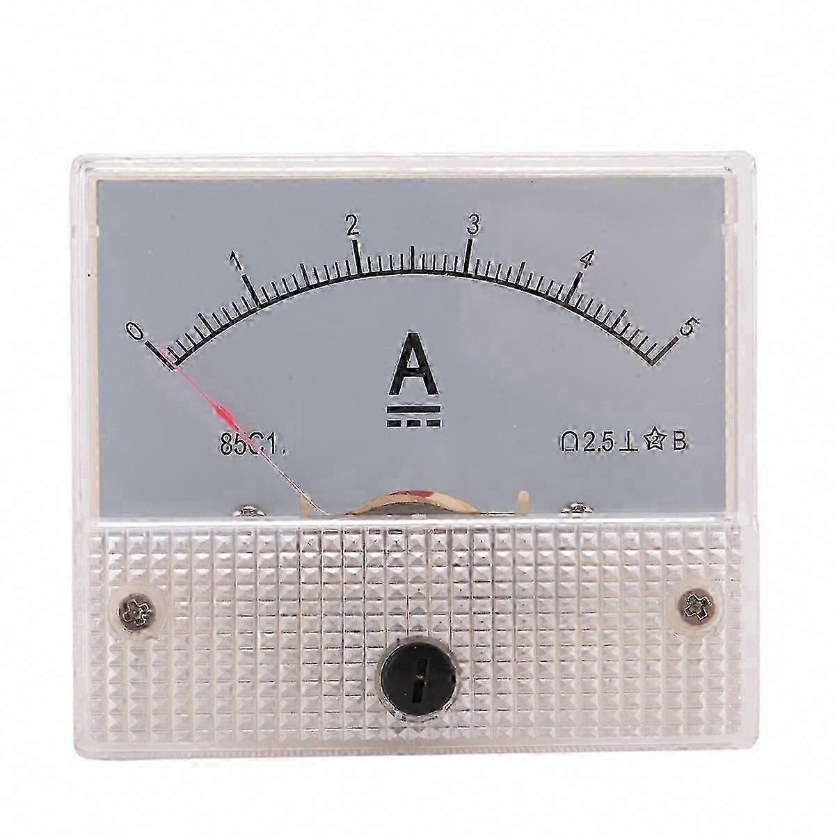 85C1-A Analog Current Panel Meter DC 5A AMP Ammeter