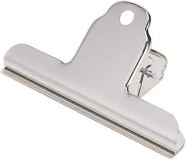 Grande 4 polegadas Bulldog Clip, 10 Pack Aço Inoxidável File Folder Silver Binder Clipes