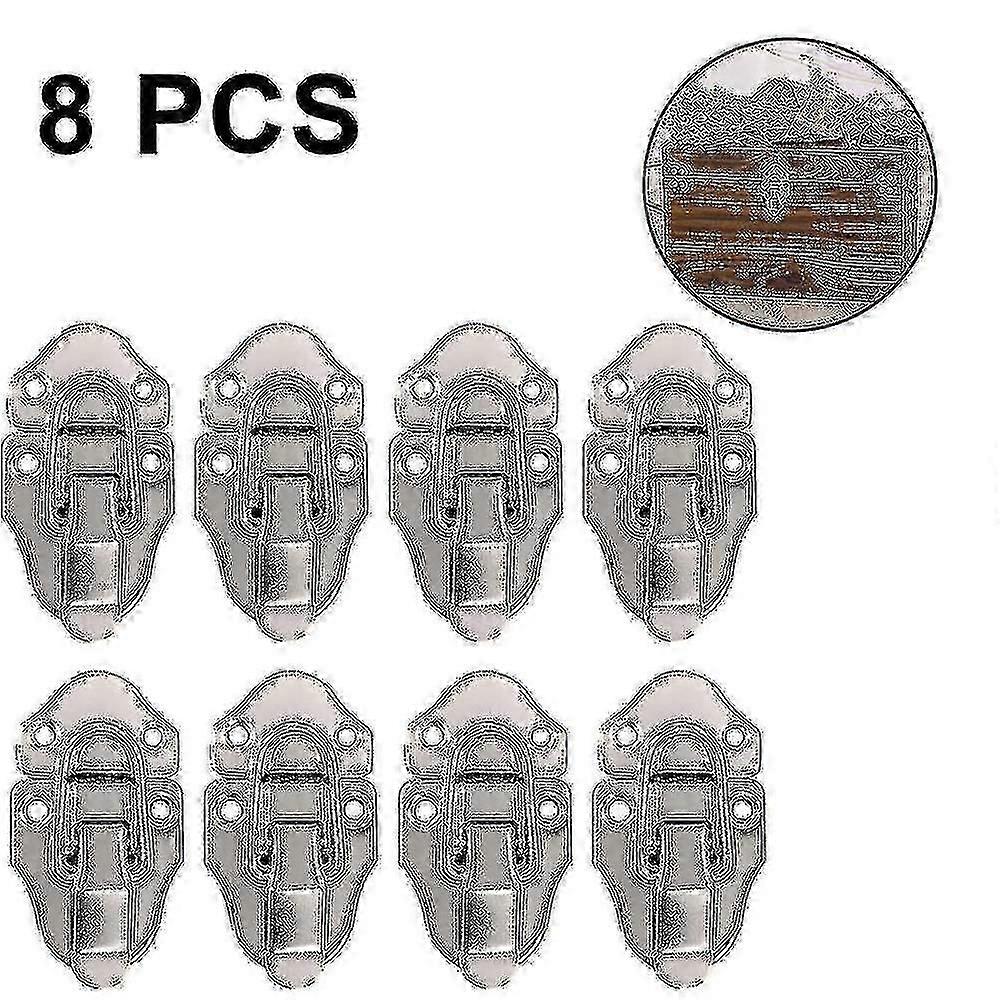 8 Pcs Toggle Lock Box Lock Case Lock with Screw for Cosmetic Case