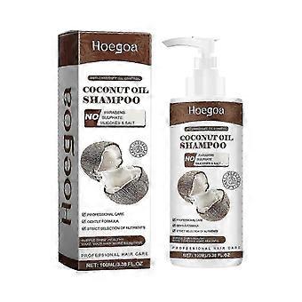 Lo shampoo antiforfora all'olio di cocco Hoegoa deterge e massaggia il cuoio capelluto per rimuovere la forfora, nutre i capelli, rinforza i capelli e li rende soffici