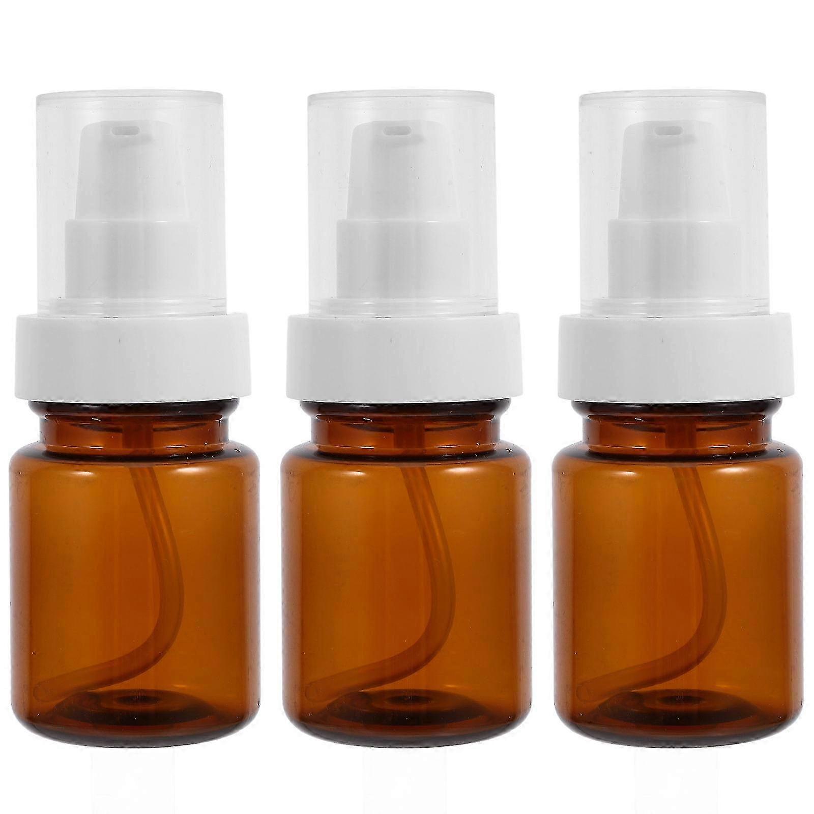 Portable Pump Bottle Empty Pump Bottle compatible with Storage Use 3Pcs