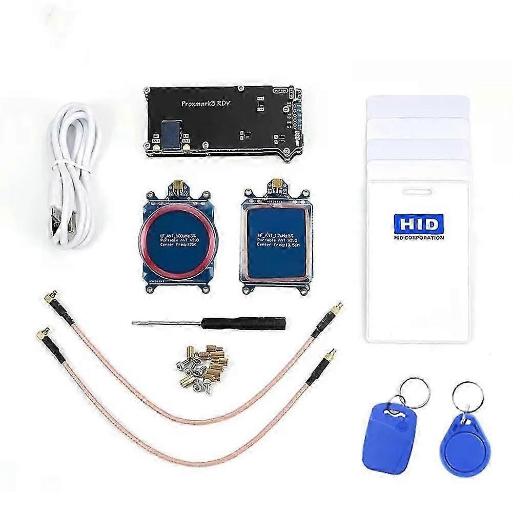 NFC 125KHz 13.56MHz Reader Writer Duplicator RFID Proxmark3 RDV2 512k Memory PM3 DEV Encoder Develop Suit Programmer