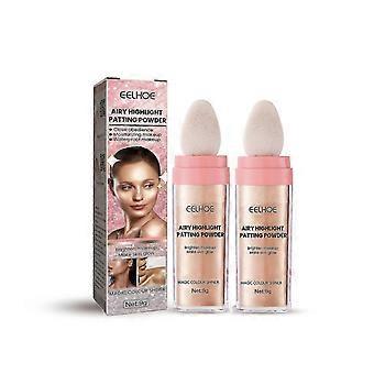 2026 Eelhoe - 2pack Highlighter Powder Stick,airy Highlight Patting Powderpolvo De Hadas Body Highlighter Powder, Sparkle Patting Powder Fo