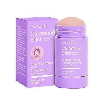 Jaysuing Cleansing And Makeup Remover Stick, A Gentle Daily Makeup Remover That Cleanses The Face, Eyes And Lips, Making Them Clear And Not Tight