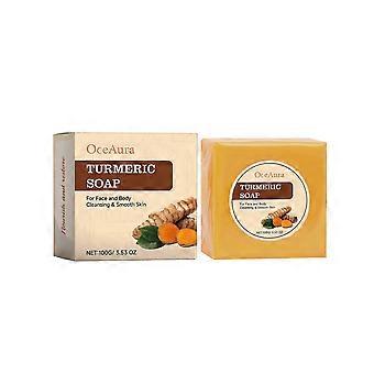 Kurkuma Badzeep - Voedende & Hydraterende Reiniger voor Stralende Huid - 100g