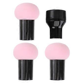 Mushroom Powder Puff Makeup Sponge with Handle for Foundation 3Pcs