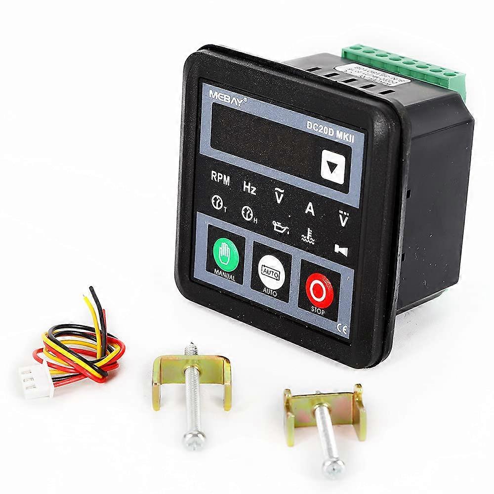 DC20D MKII Automatic Generator Controller Module for Diesel Gasoline Engine, Unattended Start Stop