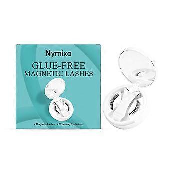 Nymixa Magnetic suction false eyelash set, curled up style, natural hair flow, atmosphere, fluffy and soft material, easy to operate