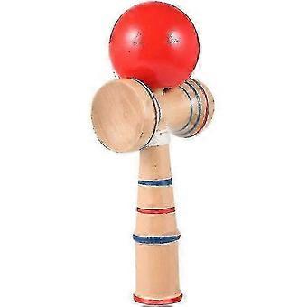 Toy Tools Medium Red Kendama Wooden Ball And Cup Catch Skill Toy Kids Sports Game IP