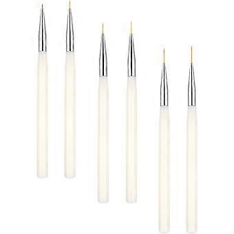 Nail Art Drawing Brush Pens for Manicure 24Pcs Thin Nail Line Painting Tools