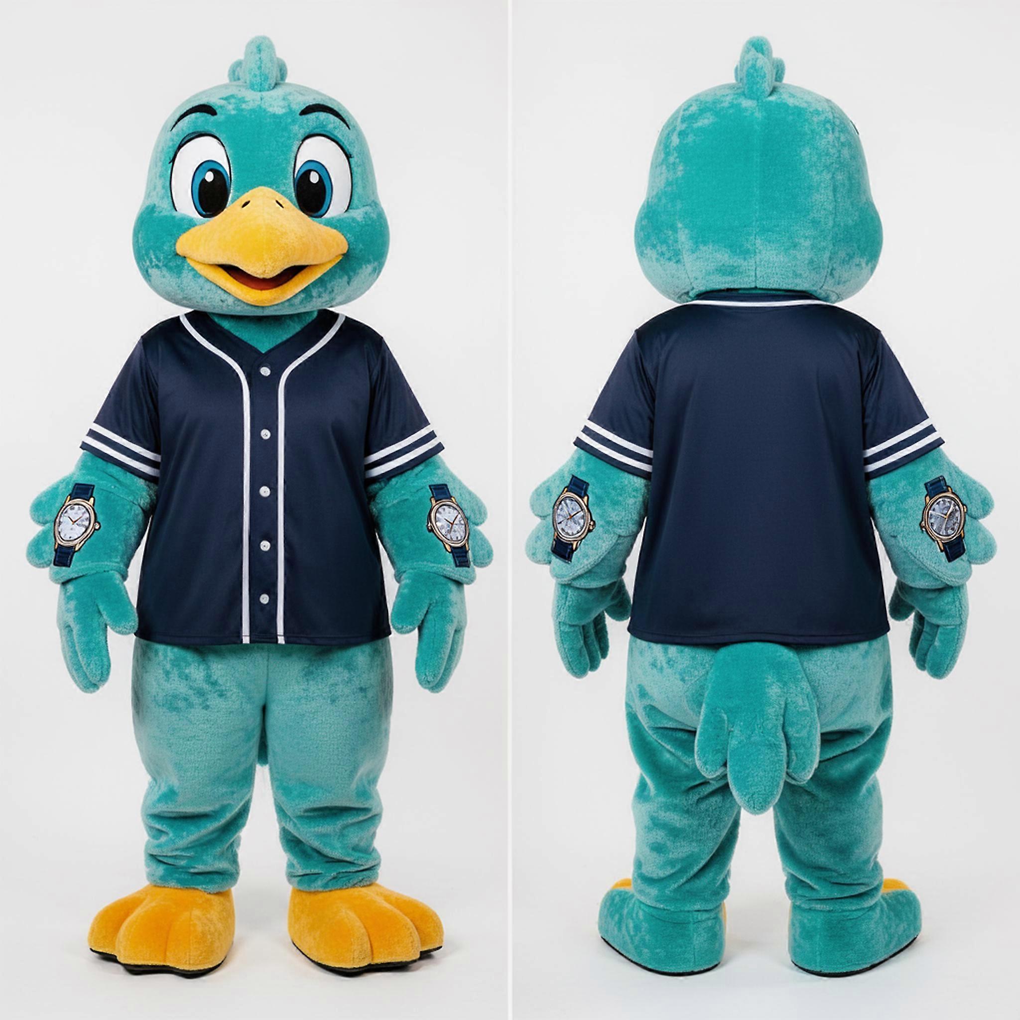 MASTICOT Teal Playful Winged Gull Mascot