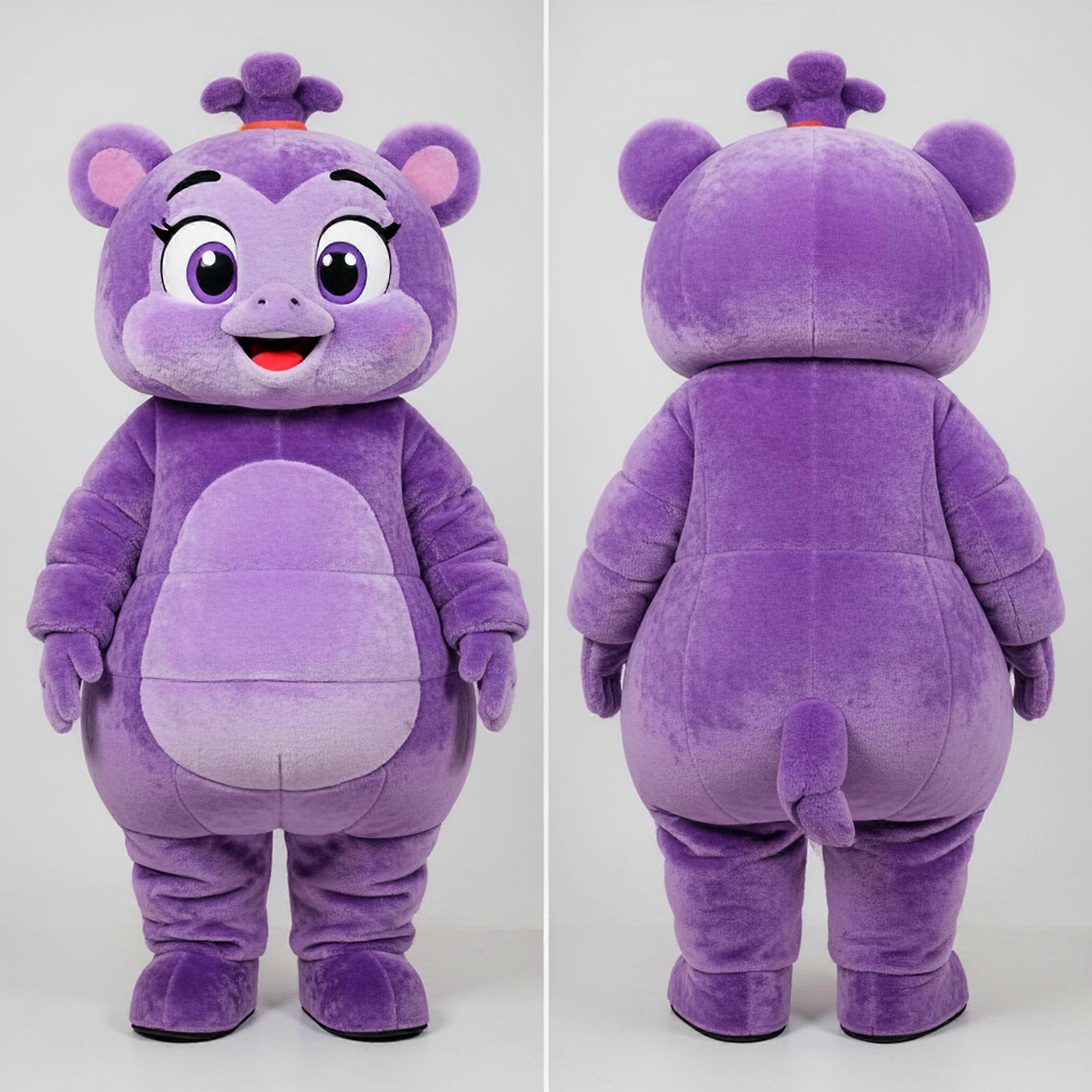MASTICOT Lavender Plush Mandarin Mascot