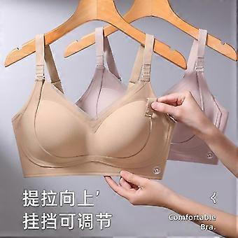 Adjustable Lifting Mesh Seamless Full Fixed Cup Push Up Anti Sagging Bra