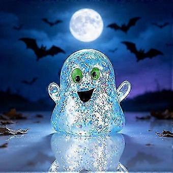 Halloween Ghost Shape Squishy Toy, Slow Rising Stress Relief Squeeze Toy for Indoor, Outdoor, and Party Decoration
