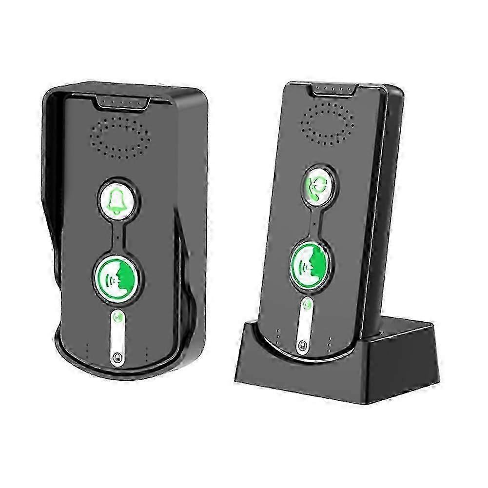 2 Way Wireless Intercom, Long Range Intercomunicador, Waterproof Indoor Outdoor Wireless Intercom System compatible with Home Office