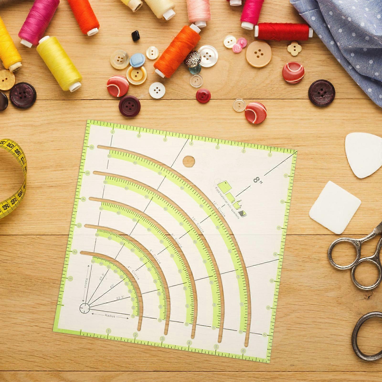 Acrylic Quilting Ruler Patchwork Ruler for Sewing Crafts 4Pcs Pack