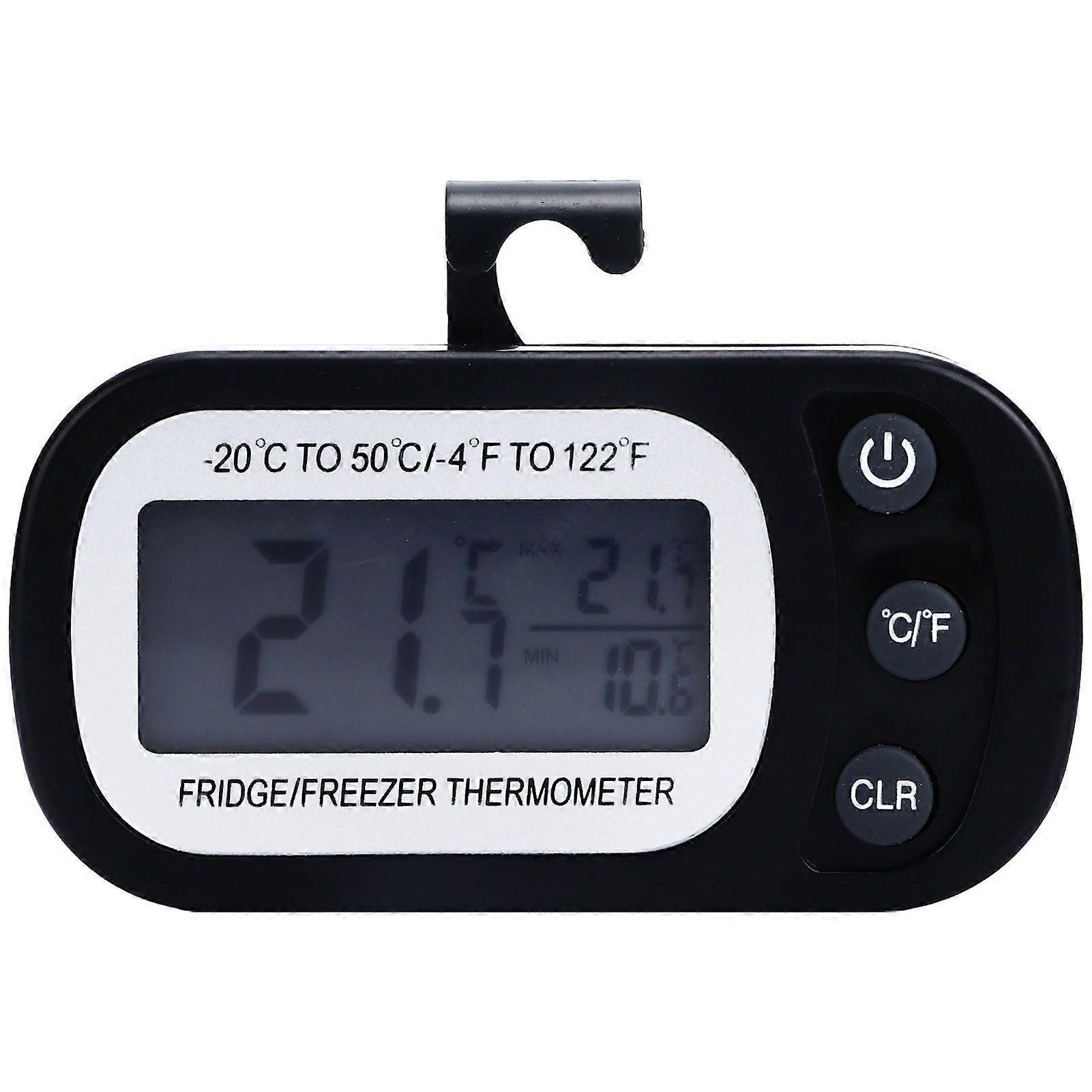 Digital Indoor Outdoor Thermometer, Waterproof, Large LCD, Multi-Mount