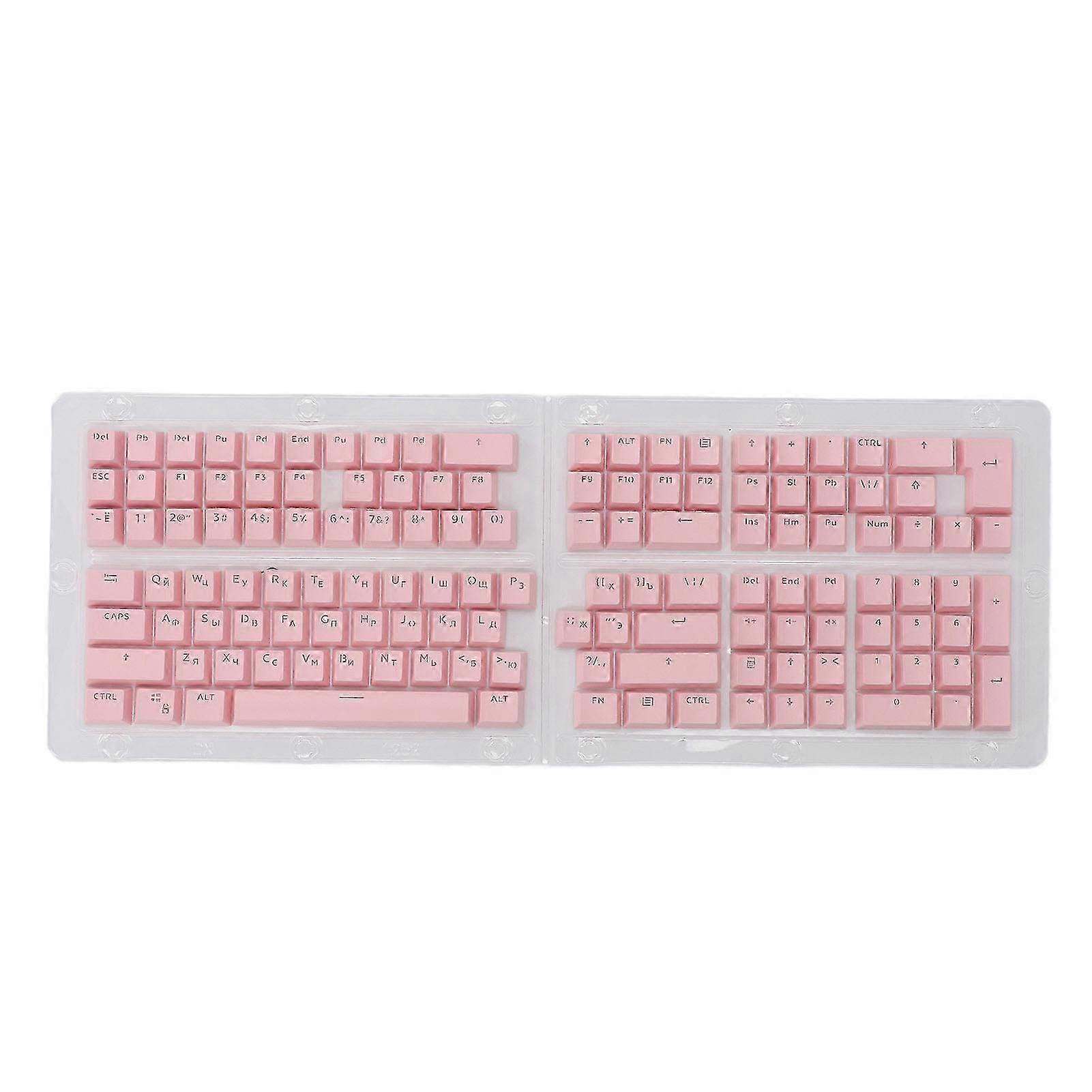 Russian 132-Key Matte OEM ABS Caps