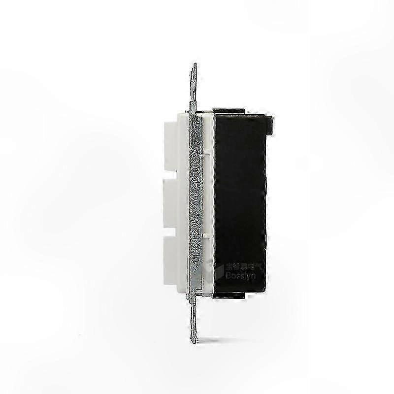 White 110V 15A Wall Switch compatible with Light and Fan, 4-Function On/Off Replacement