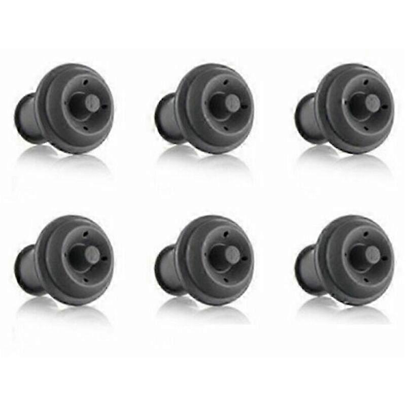 6pc Silicone Wine Vacuum Stopper