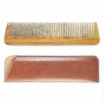 Handmade Green Sandalwood Comb 100% Natural for Men Beard Hair Grooming